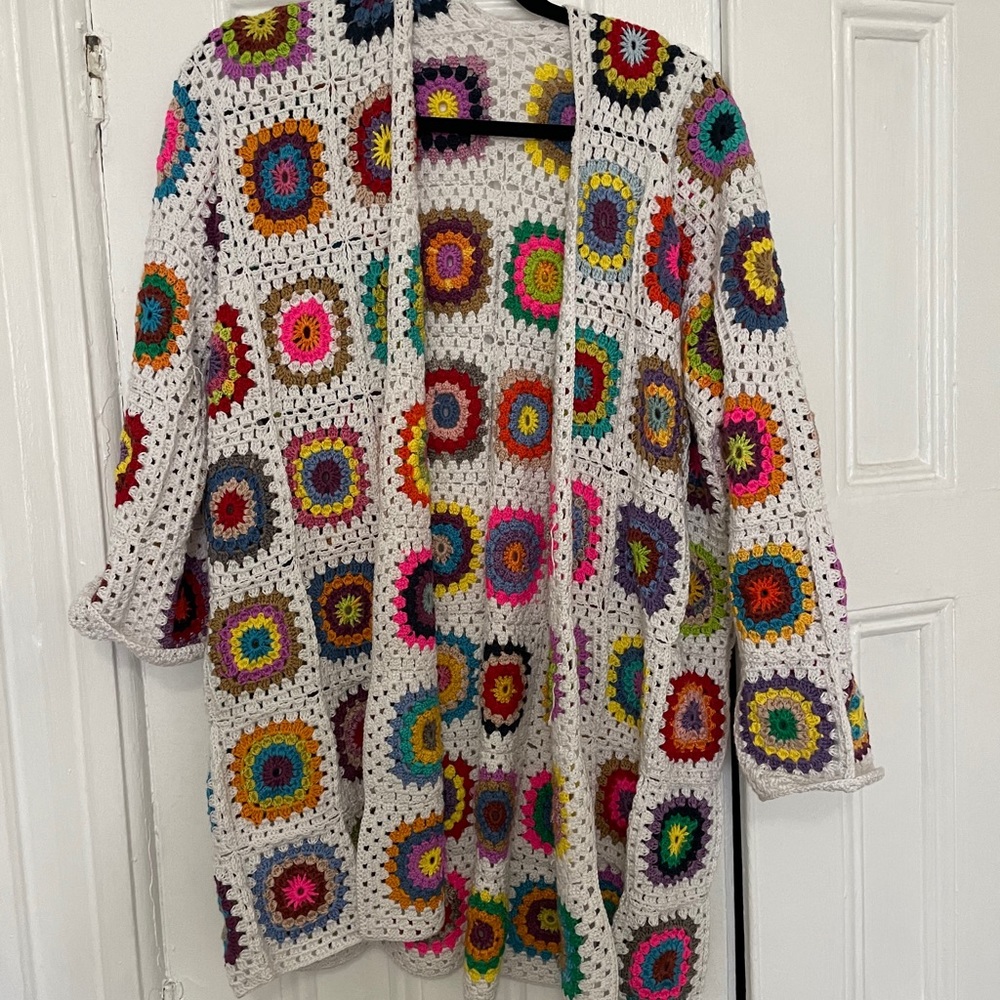 Hand knit sweater